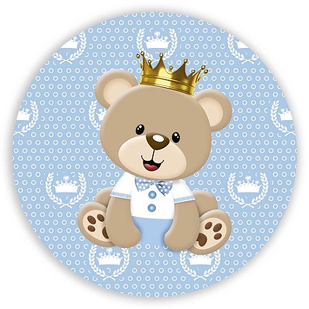 Painel Redondo - Príncipe Urso - Sublimado 3D