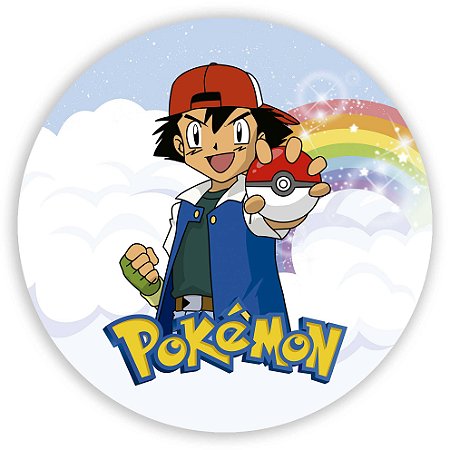 Painel Redondo - Pokemon - Sublimado 3D