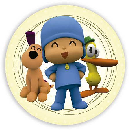 Painel Redondo - Pocoyo - Sublimado 3D