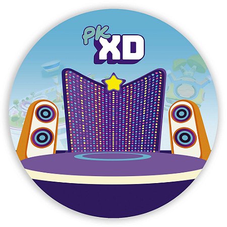 Painel Redondo - PK XD - Sublimado 3D