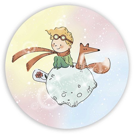 Painel Redondo - O Pequeno Príncipe - Sublimado 3D