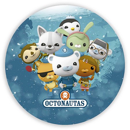 Painel Redondo - Octonautas - Sublimado 3D