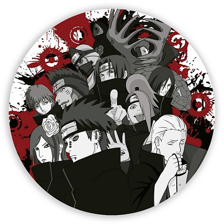 Painel Redondo - Naruto - Sublimado 3D