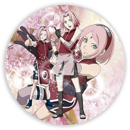 Painel Redondo - Naruto - Sublimado 3D