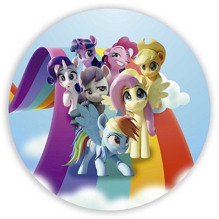 Painel Redondo - My Little Pony - Sublimado 3D