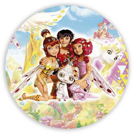 Painel Redondo - Mundo de Mia - Sublimado 3D