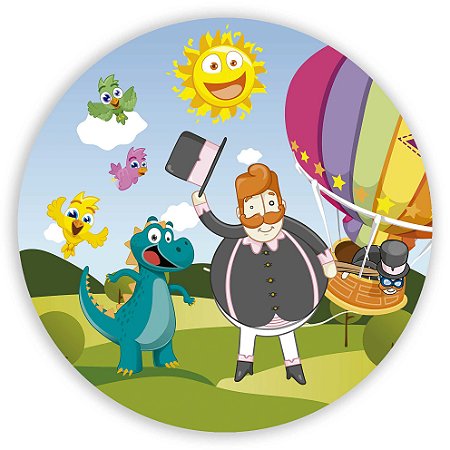 Painel Redondo - Mundo Bita - Sublimado 3D