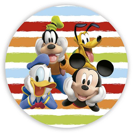 Painel Redondo - Mickey - Sublimado 3D
