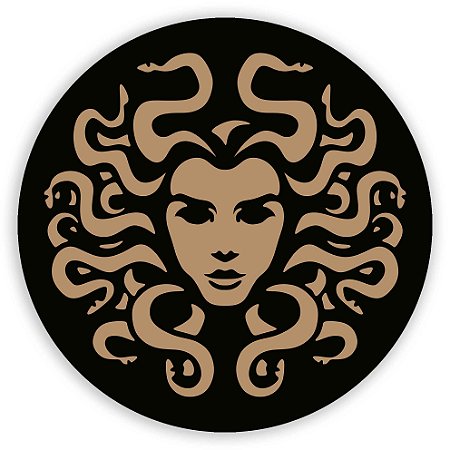 Painel Redondo - Medusa - Sublimado 3D