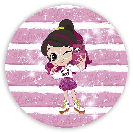 Capa Painel Redondo Sublimado - Luluca