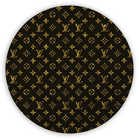 Capa Painel Redondo Sublimado - Louis Vuitton