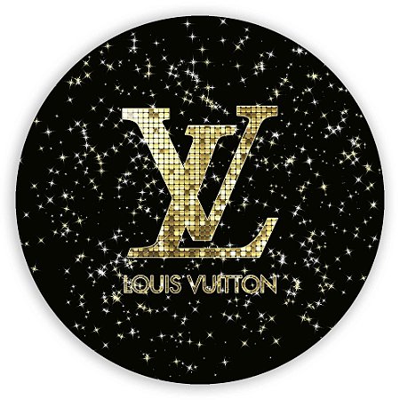 Painel Redondo - Louis Vuitton - Sublimado 3D