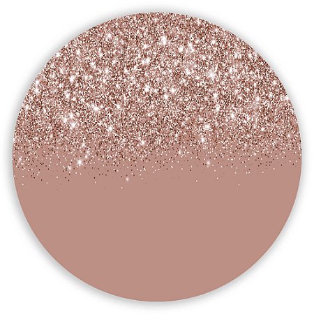 Capa Painel Redondo Sublimado - Lantejoulas