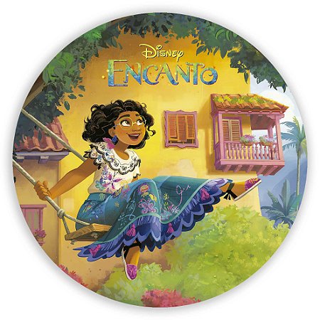 Capa Painel Redondo Sublimado - Encanto