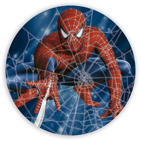 Capa Painel Redondo Sublimado - Homem Aranha