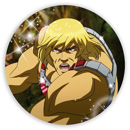 Capa Painel Redondo Sublimado - He Man