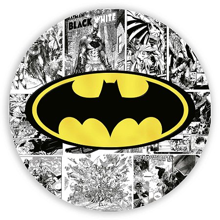 Capa Painel Redondo Sublimado - Batman