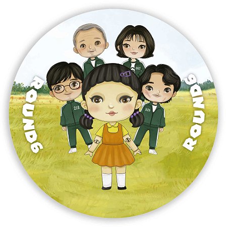 Painel Redondo - Round 6 - Sublimado 3D