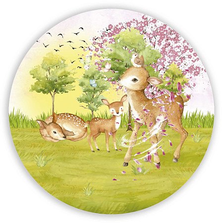 Painel Redondo - Safar - Sublimado 3D