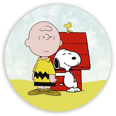 Painel Redondo - Snoopy - Sublimado 3D