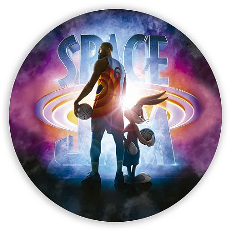 Painel Redondo - Space Jam - Sublimado 3D