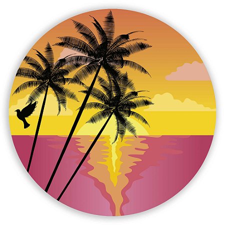 Painel Redondo - Tardezinha - Sublimado 3D
