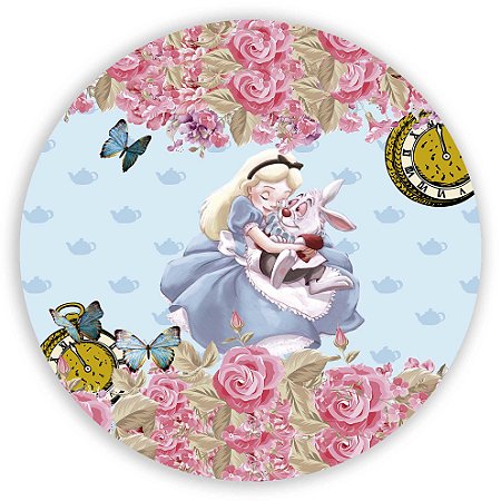 Painel Redondo - Alice - Sublimado 3D