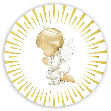 Painel Redondo - Anjo - Sublimado 3D