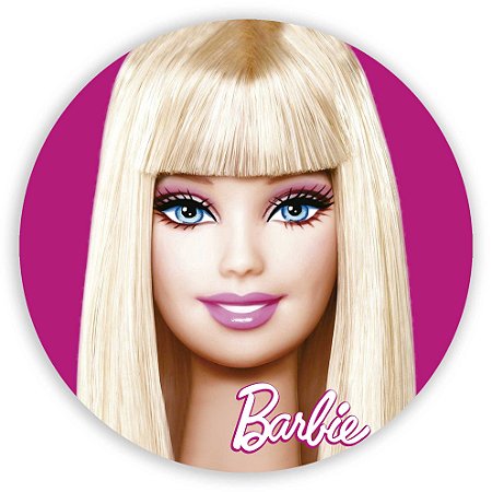 Capa Painel Redondo Sublimado - Barbie