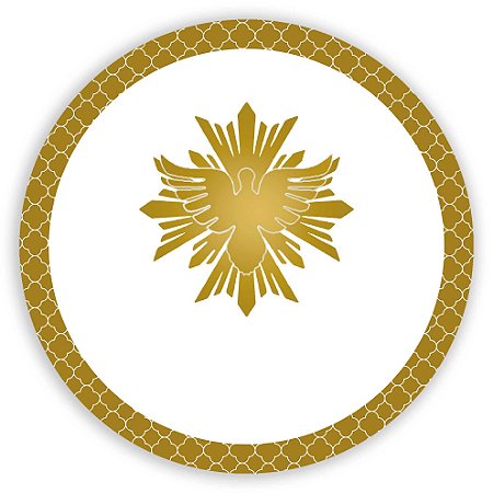 Capa Painel Redondo Sublimado - Batizado