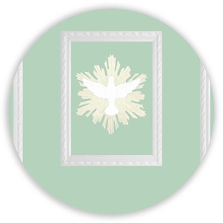 Capa Painel Redondo Sublimado - Batizado