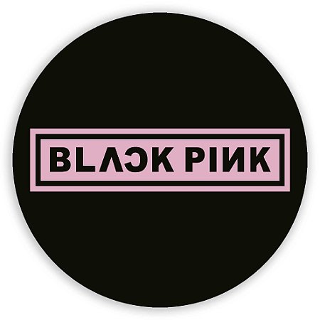 Capa Painel Redondo Sublimado - Black Pink
