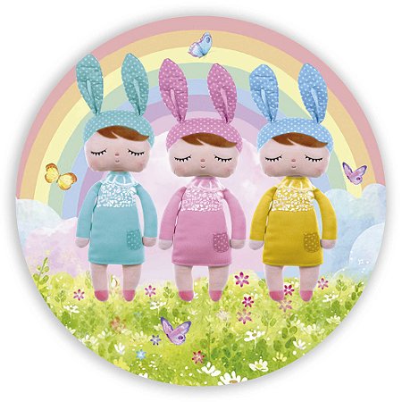 Capa Painel Redondo Sublimado - Boneca Metoo