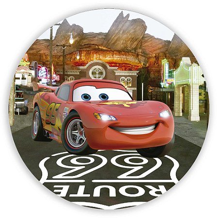 Painel Redondo - Carros - Sublimado 3D