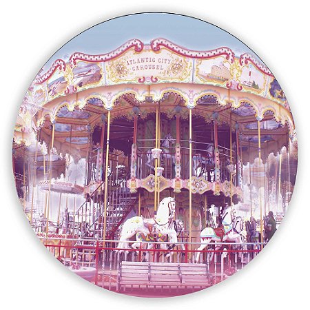 Painel Redondo - Carrosel - Sublimado 3D