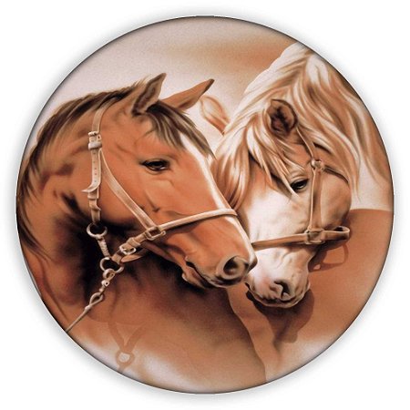 Painel Redondo - Cavalo - Sublimado 3D