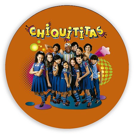 Capa Painel Redondo Sublimado - Chiquititas