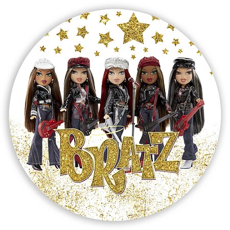 Capa Painel Redondo Sublimado - Bratz