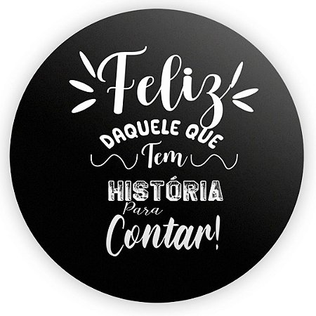 Capa Painel Redondo Sublimado - Um Brinde a Vida