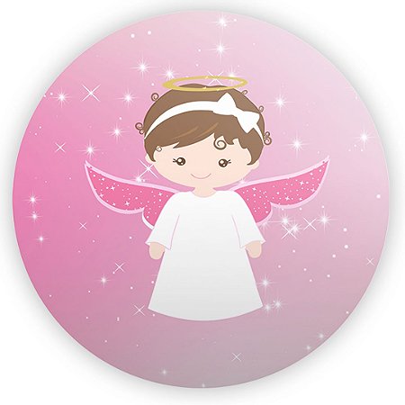 Capa Painel Redondo Sublimado - Batizado