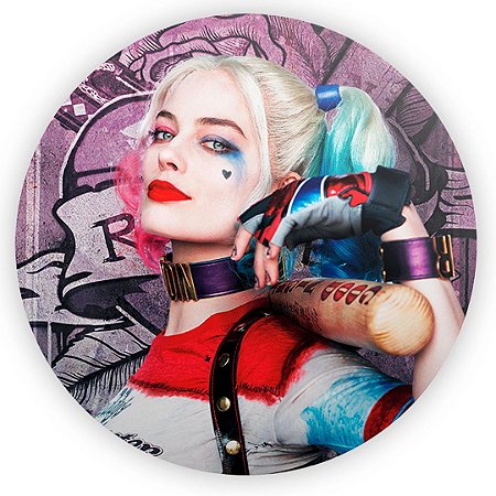 Capa Painel Redondo Sublimado - Arlequina