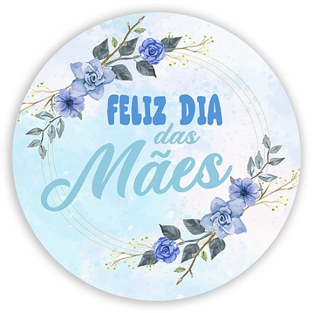 Capa Painel Redondo Sublimado - Dia das Mães