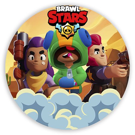 Capa Painel Redondo Sublimado - Brawl Stars