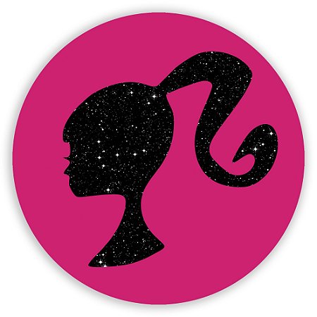 Capa Painel Redondo Sublimado - Barbie 2