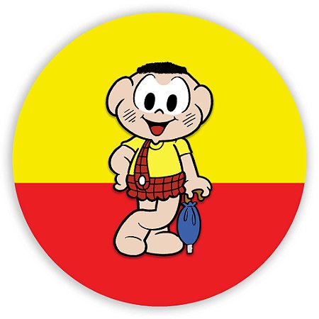 Capa Painel Redondo Sublimado - Cascão