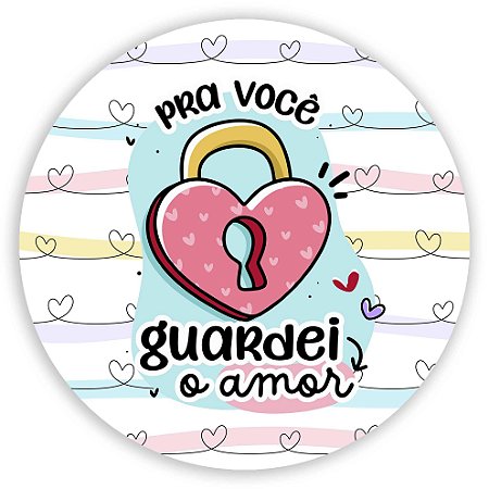 Capa Painel Redondo Sublimado - Dia dos Namorados