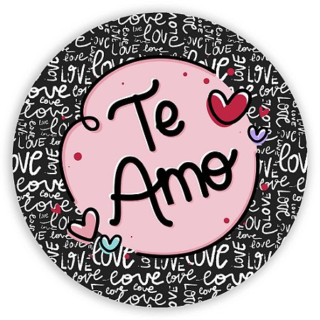 Capa Painel Redondo Sublimado - Dia dos Namorados