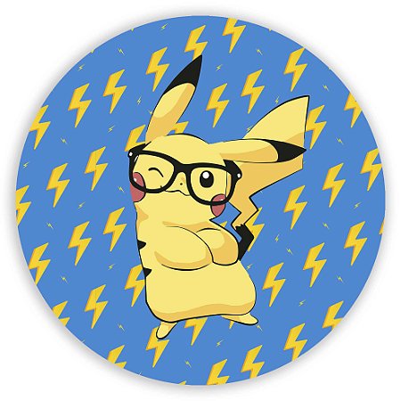 Capa Painel Redondo Sublimado - Pokemon