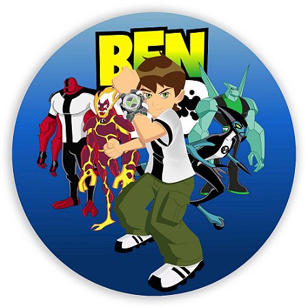 Capa Painel Redondo Sublimado - Ben 10