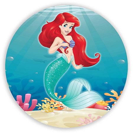Capa Painel Redondo Sublimado - Ariel